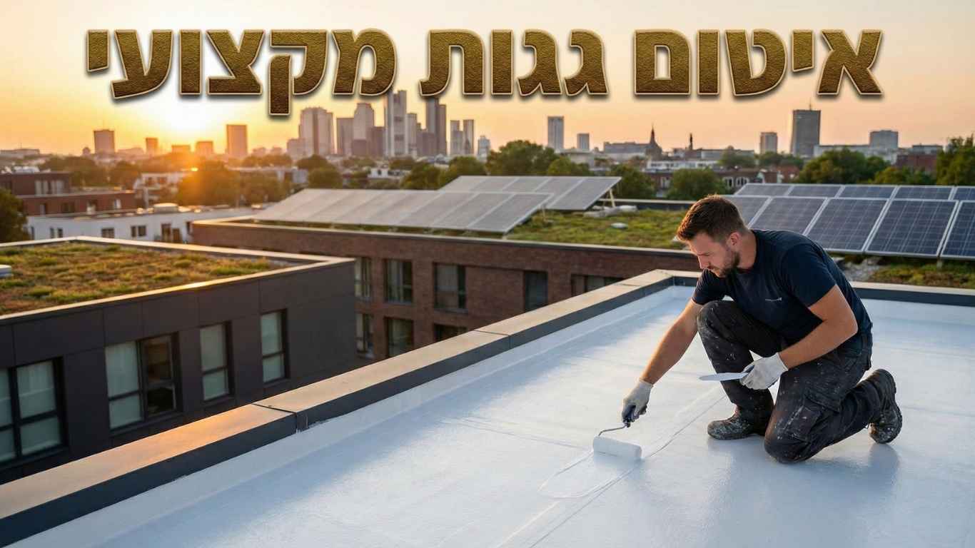 המדריך המקצועי לאיטום גגות